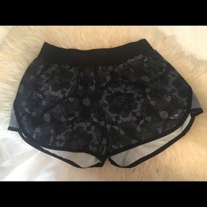 Champion running shorts with liner.